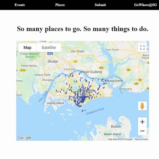 GoWhere@SG screenshot by Zhe Ming